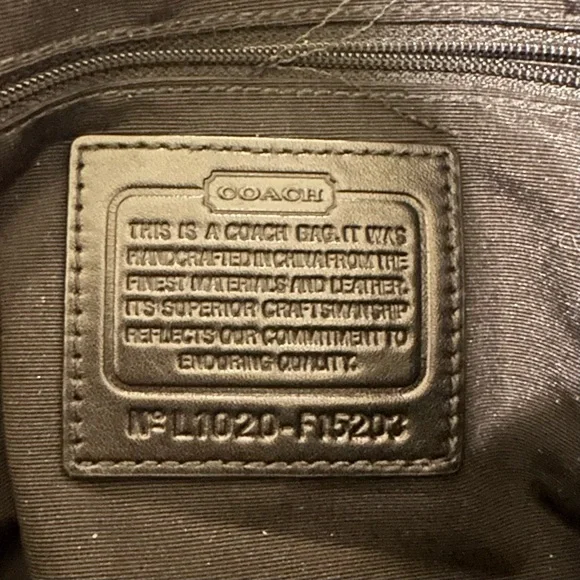 Vintage Y2K Coach F15203 Soho Black Gray Signature Sufflette Shoulder Bag - Picture 7 of 7